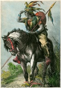 Indianin skaut, c1870 autorstwa Unbekannt