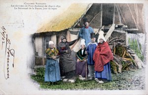 Strój tubylczy z Pont Audemer, Normandia, 1902 autorstwa Unbekannt