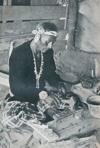 Biżuteria srebrna i turkusowa Navajo, 1931 autorstwa Unbekannt
