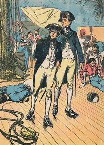 Nelson o zwycięstwie pod Trafalgarem, c1907 autorstwa Unbekannt