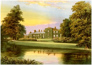 Netherhall, Cumbria, dom rodziny Pocklington-Senhouse, ok. 1880 autorstwa Unbekannt