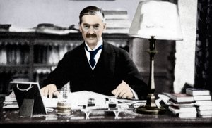 Neville Chamberlain 1869-1940, premier Wielkiej Brytanii, ok. 1930 1936 autorstwa Unbekannt