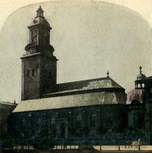 Nowy Kościół, Bergen, Norwegia, ok. 1900. autorstwa Unbekannt