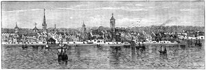 Nowy Jork w połowie XVIII wieku, ok. 1880 autorstwa Unbekannt