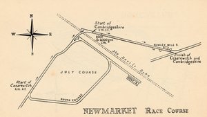 Tor wyścigowy Newmarket, 1940 autorstwa Unbekannt