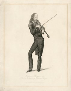 Niccolo Paganini - portret autorstwa Unbekannt