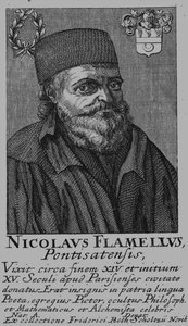 Nicolas Flamel 1330-1418 autorstwa Unbekannt