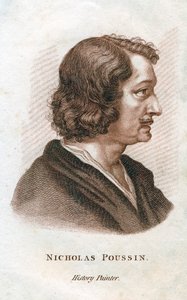 Nicolas Poussin, francuski malarz klasyczny, ok. XIX w. autorstwa Unbekannt