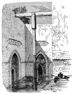 Nilometr na wyspie Roda, Kair, Egipt, ok. 1895 r. autorstwa Unbekannt