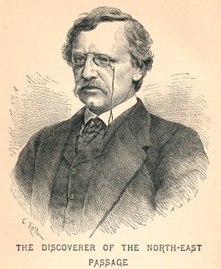 Nils Adolf Erik Nordenskiold, 1832-1901, badacz Arktyki, 1893 autorstwa Unbekannt