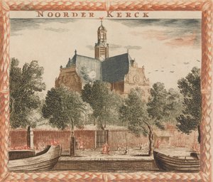 Noorder Kerck”, w: Tooneel Der Hoofdste Nederlands Huizen, En Lust Hoven, Naar T Leven..., b.d. autorstwa Unbekannt