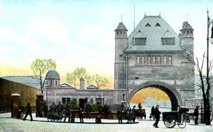 Wejście północne, tunel Blackwall, Londyn, XX wiek autorstwa Unbekannt