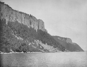 Północny koniec palisady, rzeka Hudson, ok. 1897. autorstwa Unbekannt