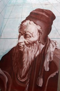 Malarstwo ścienne Nostradamusa w Salon-de-Provence, Salon de Provence, Francja autorstwa Unbekannt