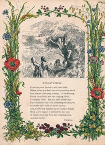 Zbieranie orzechów — Thomson, ok. 1900 r. autorstwa Unbekannt