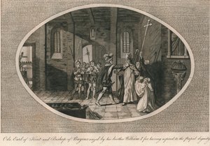 Odo, hrabia Kentu i biskup Bayeux, zajęty przez jego brata Wilhelma I, 1082 1793 autorstwa Unbekannt