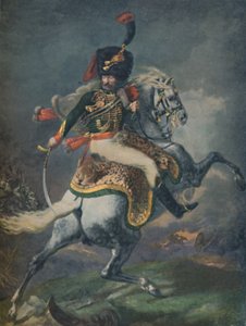Oficer szarży szoferów konnych. Gwardia Cesarska, ok. 1812, 1896. autorstwa Unbekannt