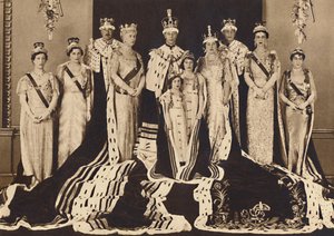 Oficjalna Grupa Koronacyjna, 1937 autorstwa Unbekannt