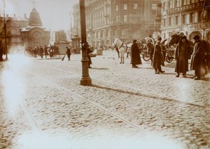 Okhotny Riad Hunting Row, Moskwa, Rosja, 16 marca 1911 autorstwa Unbekannt