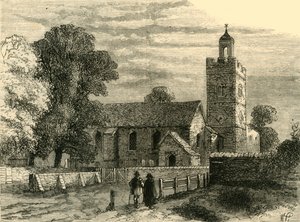 Stary kościół Camberwell w 1750 r., c1878 r. autorstwa Unbekannt