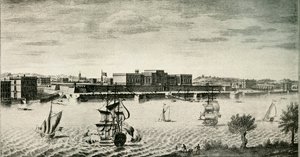 Stary Fort William, od strony rzeki, 1754, 1925. autorstwa Unbekannt
