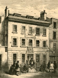Stary dom wciąż stoi w Bolt Court, 1897. autorstwa Unbekannt