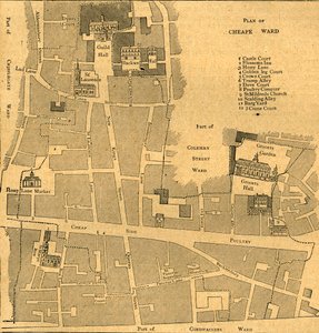 Stara mapa Oddziału Taniego - Około 1750, 1897. autorstwa Unbekannt