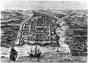 Stare miasto Santo Domingo, 1873 autorstwa Unbekannt