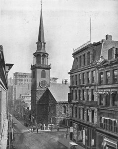 Stary Kościół Południowy, Boston, USA, ok. 1900. autorstwa Unbekannt
