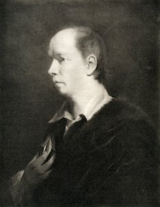 Oliver Goldsmith, brytyjski dramaturg urodzony w Irlandii autorstwa Unbekannt