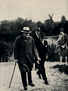 Na wakacjach z synem we Włoszech, lata 20., 1945. autorstwa Unbekannt