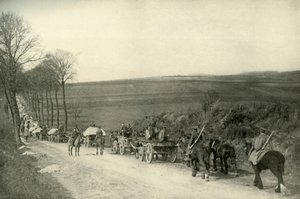 W drodze do okopów, 1919. autorstwa Unbekannt