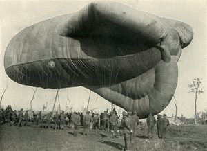 Jeden z naszych balonów obserwacyjnych, 1919. autorstwa Unbekannt