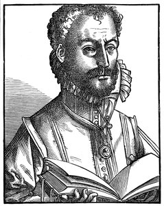 Orlandus Lassus , flamandzki kompozytor i muzyk renesansowy, XVI wiek autorstwa Unbekannt