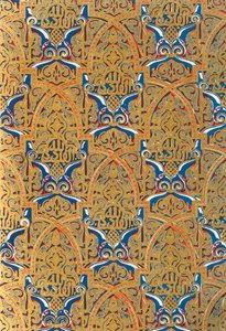 Ornament w płycinach na ścianach, Sala Ambasadorów, 1907. autorstwa Unbekannt