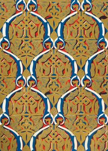 Zdobienia w panelach, Dziedziniec Meczetu, 1907. autorstwa Unbekannt