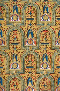 Zdobienia na panelach, Sala Ambasadorów, 1907. autorstwa Unbekannt