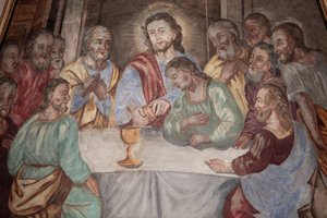 Kościół Matki Boskiej Wniebowziętej. Ostatnia Wieczerza Cordon France autorstwa Unbekannt