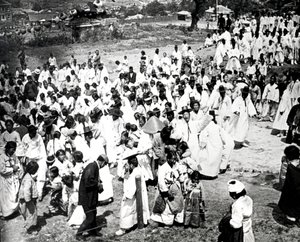 Spotkanie na świeżym powietrzu, Korea, 1900 autorstwa Unbekannt
