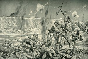 Paardeberg: Atak na pozycję Cronjesa, 1901. autorstwa Unbekannt
