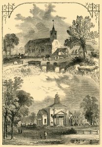 Kościół Paddington: 1750 i 1805, c1876. autorstwa Unbekannt