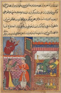 Strona z Tales of a Parrot Tuti-nama: Dziesiąta noc: Syn wezyra otrzymuje magię... 156 autorstwa Unbekannt