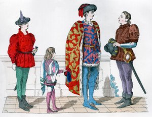 Strona, mistrz i kamerdyner, 1440-1450 1882-1884 autorstwa Unbekannt