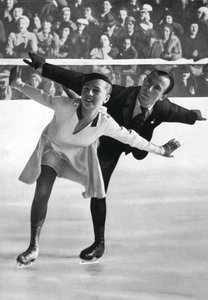 Łyżwiarstwo figurowe w parach, Zimowe Igrzyska Olimpijskie, Garmisch-Partenkirchen, Niemcy, 1936 autorstwa Unbekannt
