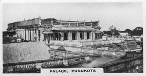 Pałac, Pudukottai, Tamil Nadu, Indie, ok. 1925 autorstwa Unbekannt