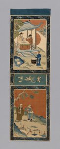 Panel na ekran, Chiny, dynastia Qing 1644-1911, 18751900. autorstwa Unbekannt