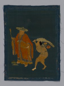 Tkanina meblowa panelowa, Chiny, okres Kangxi, dynastia Qing 1644-1911, 180050. autorstwa Unbekannt