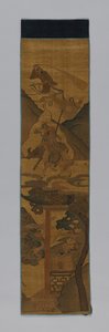 Tkanina meblowa panelowa, Chiny, dynastia Qing 1644-1911, 18001900. autorstwa Unbekannt