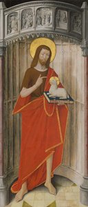 Panele z głównego ołtarza klasztoru Saint-Honoré, Thuison-les-Abbeville: Saint John... autorstwa Unbekannt