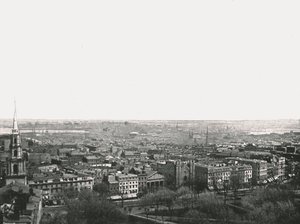Panorama miasta Boston, USA, 1895. autorstwa Unbekannt